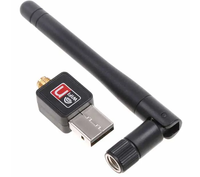 کارت شبکه USB مدل 802.11N آنتن کوتاه کارت شبکه USB مدل 802.11N آنتن کوتاه