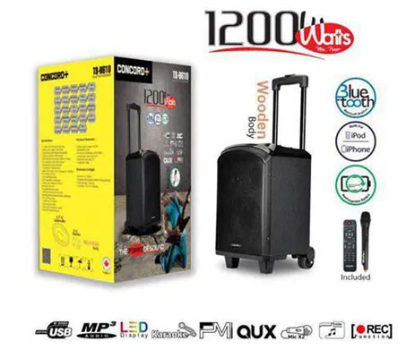 اسپیکر پرتابل چمدانی کنکورد مدل TS-B610