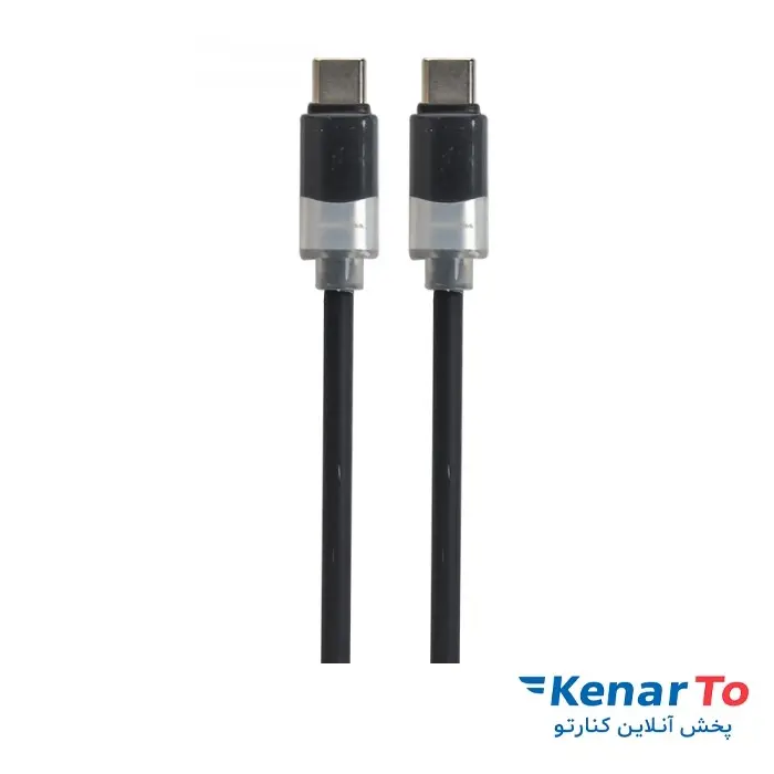 کابل تبدیل Type-C PD به Type-C میتسوشیدا مدل KC-A2BC 100W طول 1 متر