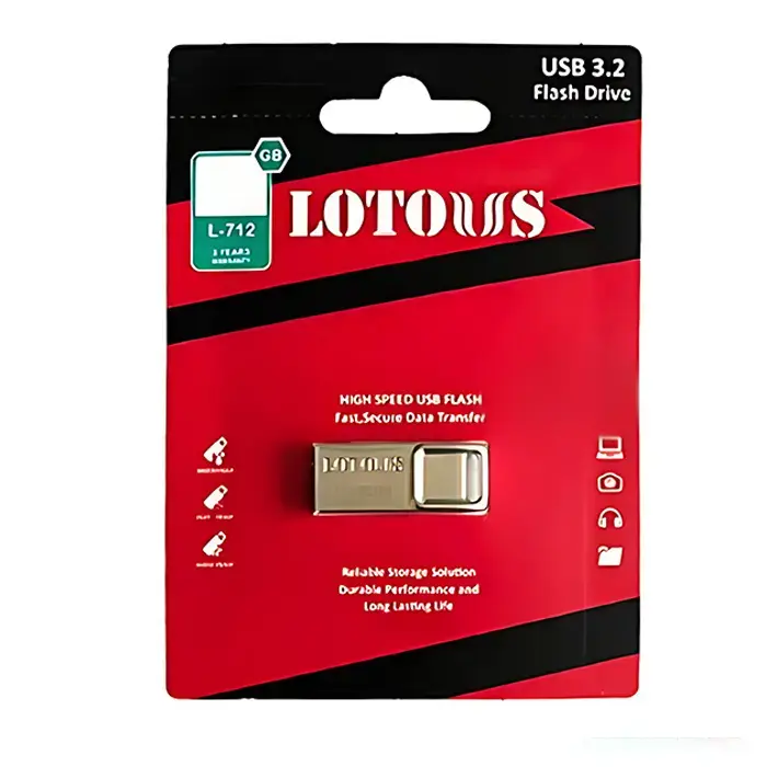 فلش مموری لوتوس مدل L712 USB3.2 ظرفیت 64 گیگابایت