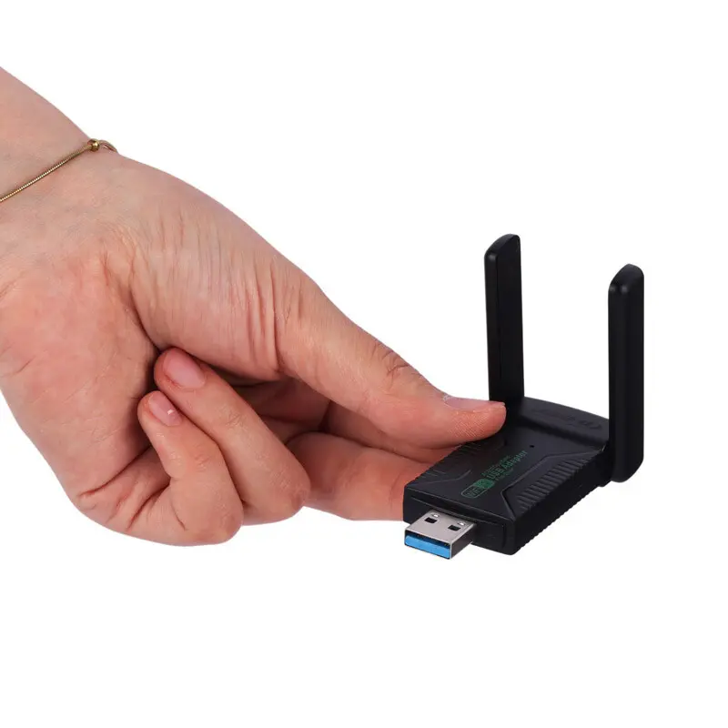 كارت شبكه بي سيم آنتن دار مدل WF-600 600Mbps
