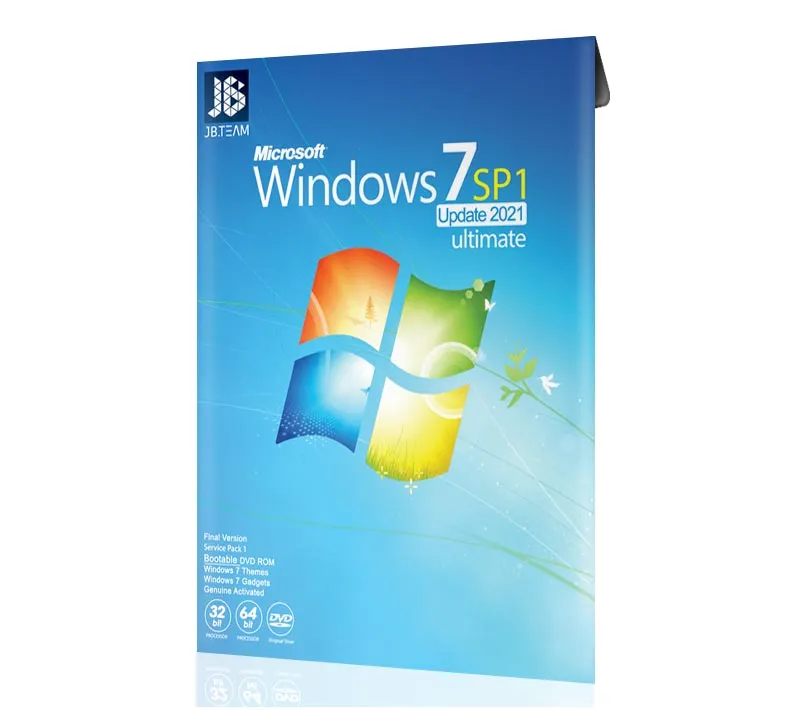 سیستم عامل Microsoft Windows 7 Sp1Ultimate نشر جی بی تیم
