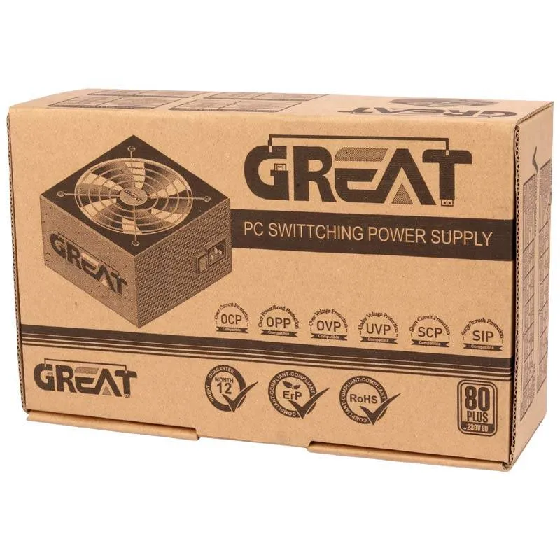 منبع تغذیه کامپیوتر گریت مدل GR300 300W