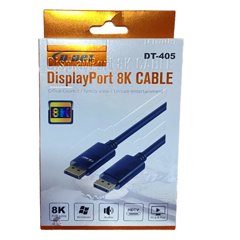 کابل Display Port دی نت مدل DT-405 8K طول 3 متر