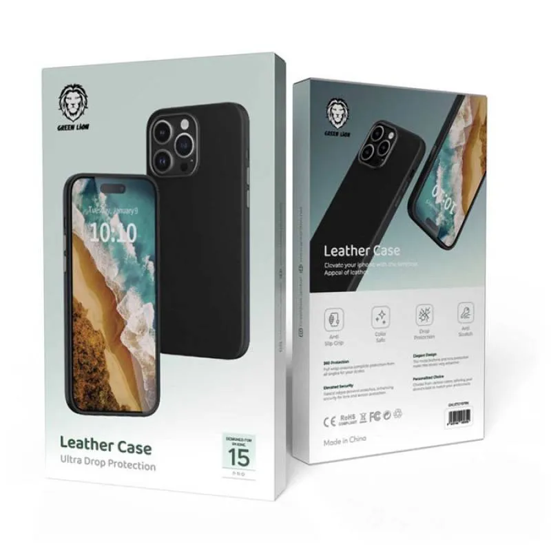 کاور گوشی گرین لاین مدل GNLETCI15PMBL مناسب برای iphone 15 Pro Max