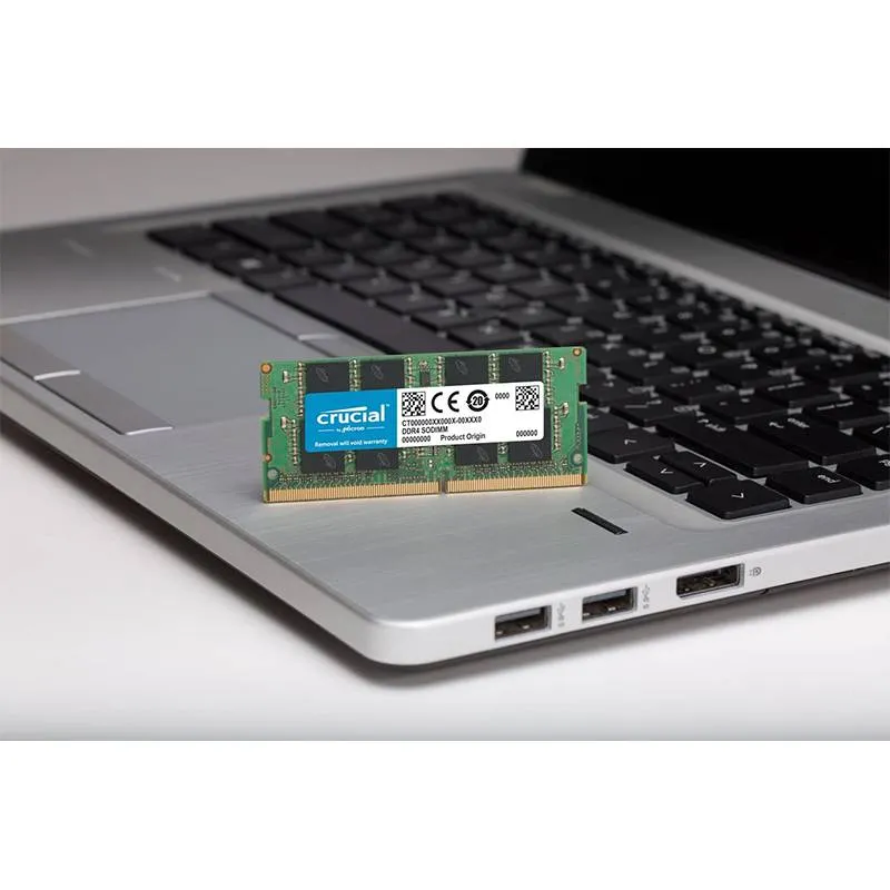 رم لپ تاپ DDR4 تک کاناله 3200 مگاهرتز CL22 کروشیال ظرفیت 16 گیگابایت