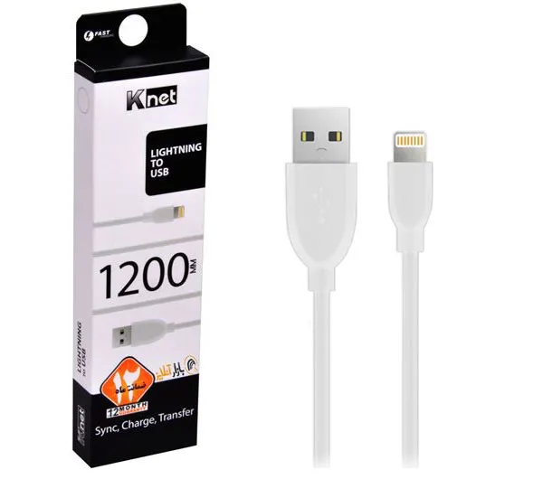 کابل تبدیل USB به لایتنینگ کی نت مدل K-UC561