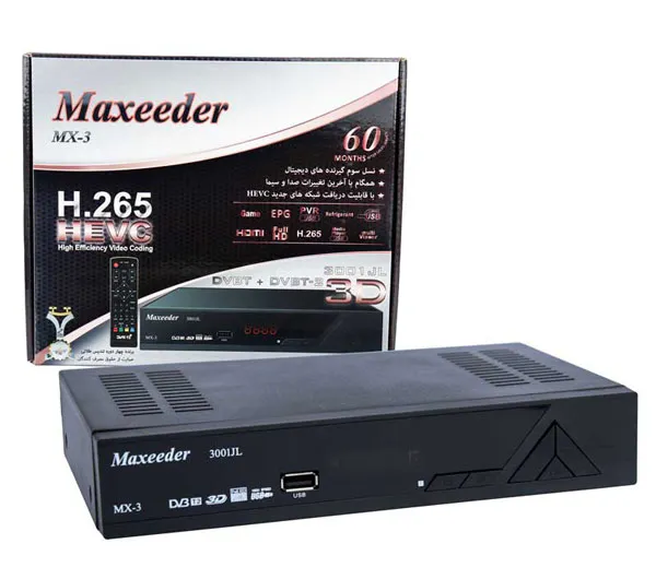 گیرنده دیجیتال مکسیدر مدل MX-3 3001 JL