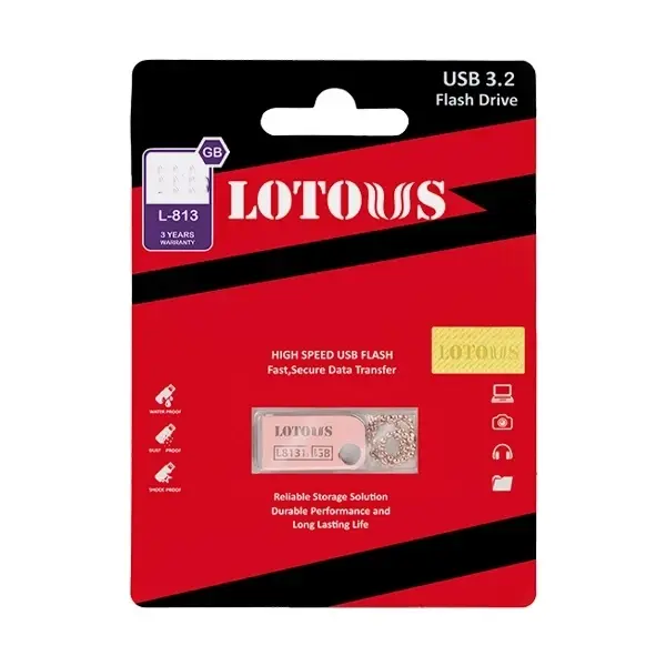فلش مموری لوتوس مدل L813 USB3.2 ظرفیت 128 گیگابایت