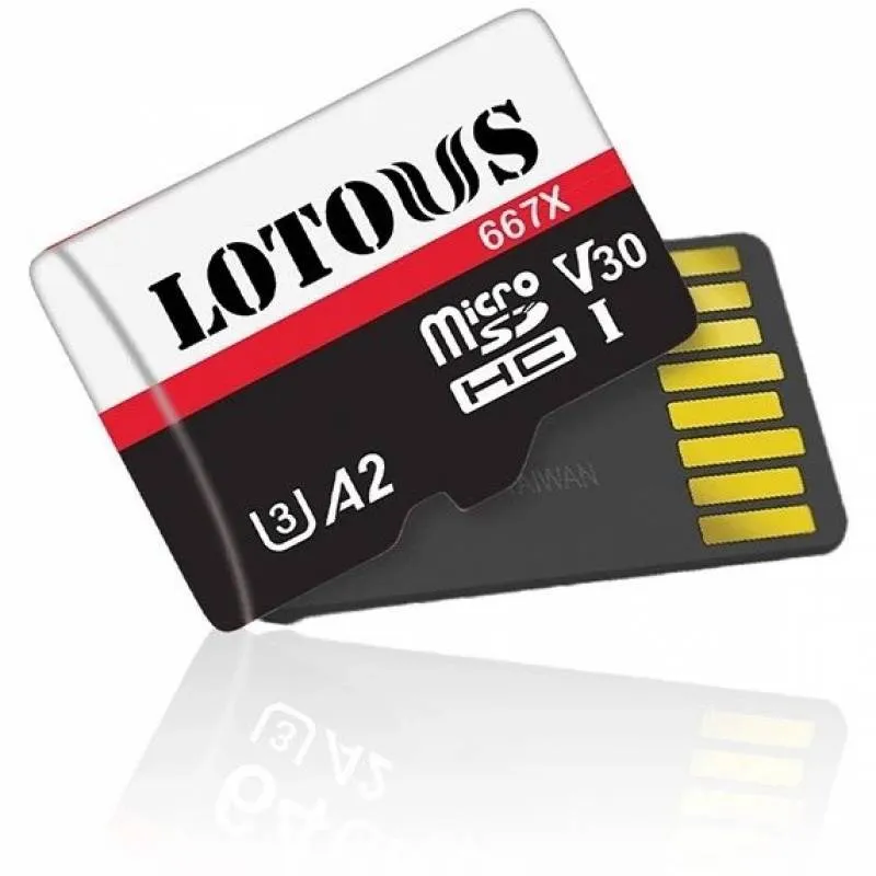 کارت حافظه microSDXC لوتوس مدل 667X A2 کلاس 10 استاندارد UHS-I U3 ظرفیت 64 گیگابایت