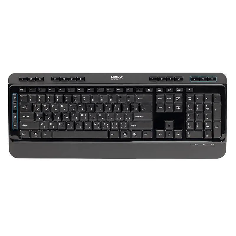 کیبورد بی سیم هیسکا مدل HX-KE235W