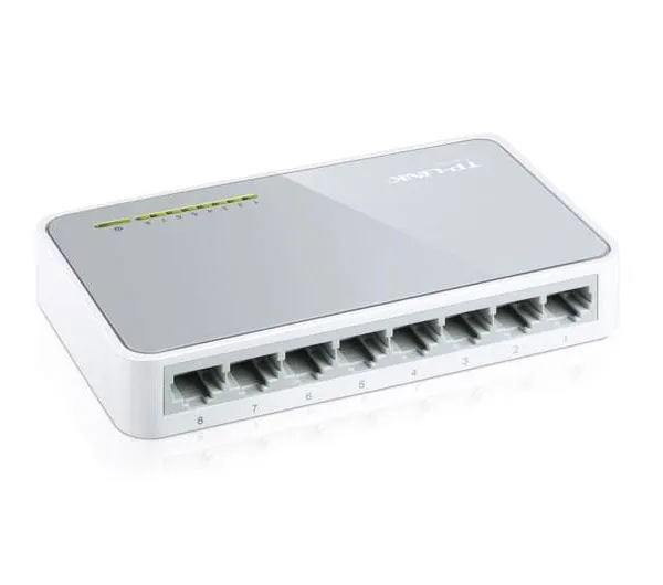 سوئیچ 8 پورت غیر مدیریتی رومیزی تی پی لینک مدل TL-SF1008D سوئیچ 8 پورت غیر مدیریتی رومیزی تی پی لینک مدل TL-SF1008D