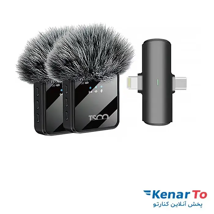 میکروفن یقه ای بی سیم تسکو مدل TMIC 5007 DUAL Type-C / Lightening