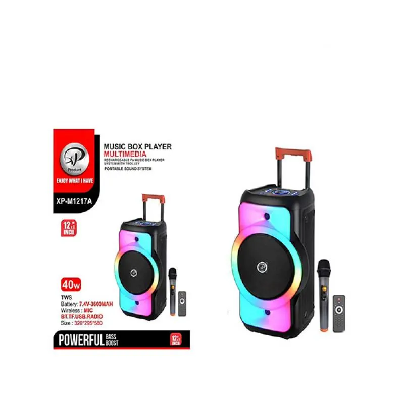 اسپیکر بلوتوثی قابل حمل ایکس پی مدل XP-M1217A