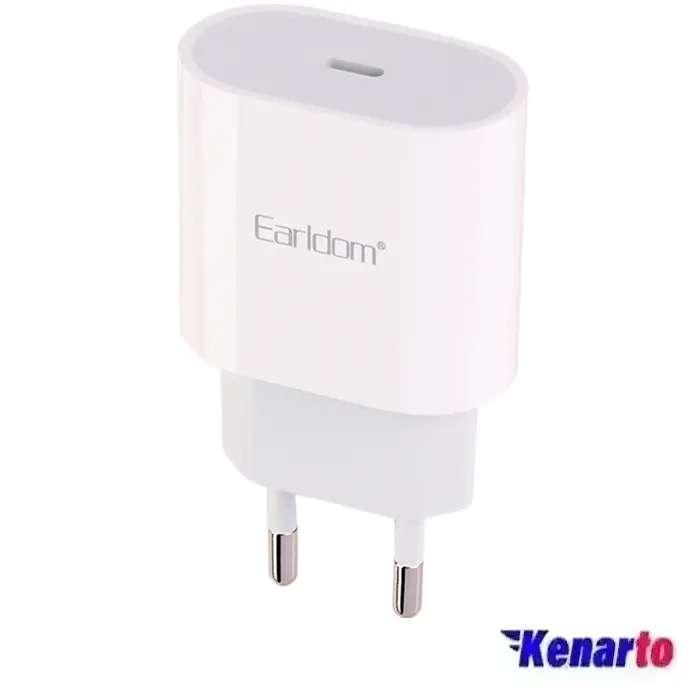 شارژر دیواری ارلدام مدل ES-EU4 3A PD 20W