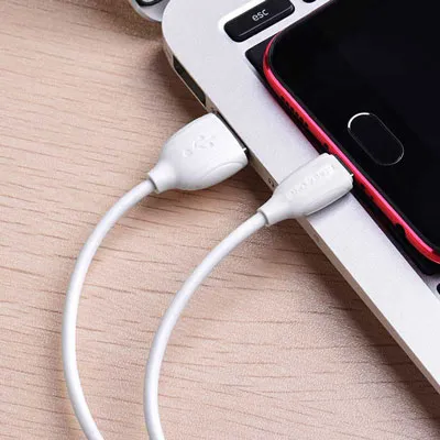 کابل تبدیل USB به microUSB بروفون مدل BX19 طول 1 متر