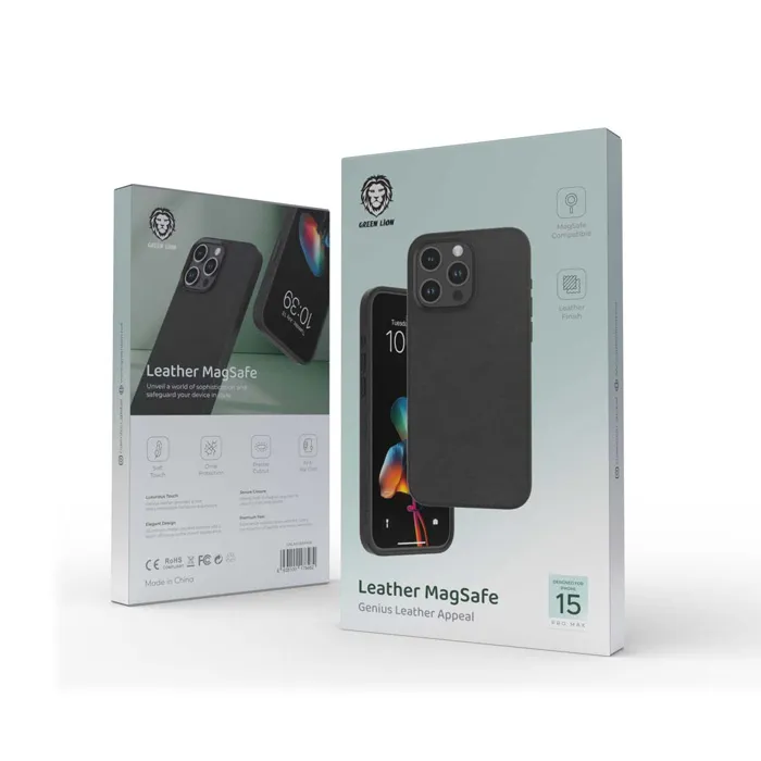 کاور گوشی گرین لاین مدل GNLMG15PMBK مناسب برای iphone 15 Pro Max