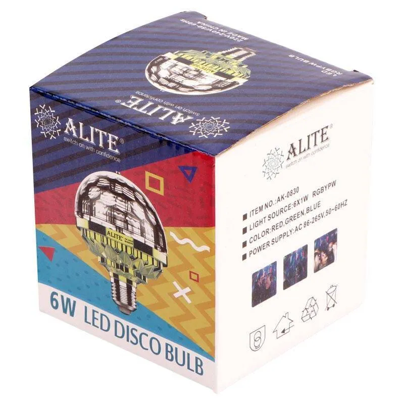 لامپ رقص نور Alite AK-0830 6W E27