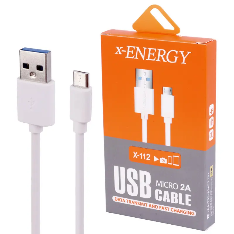 کابل تبدیل USB به MicroUSB ایکس انرژی مدل X-112 طول 2 متر