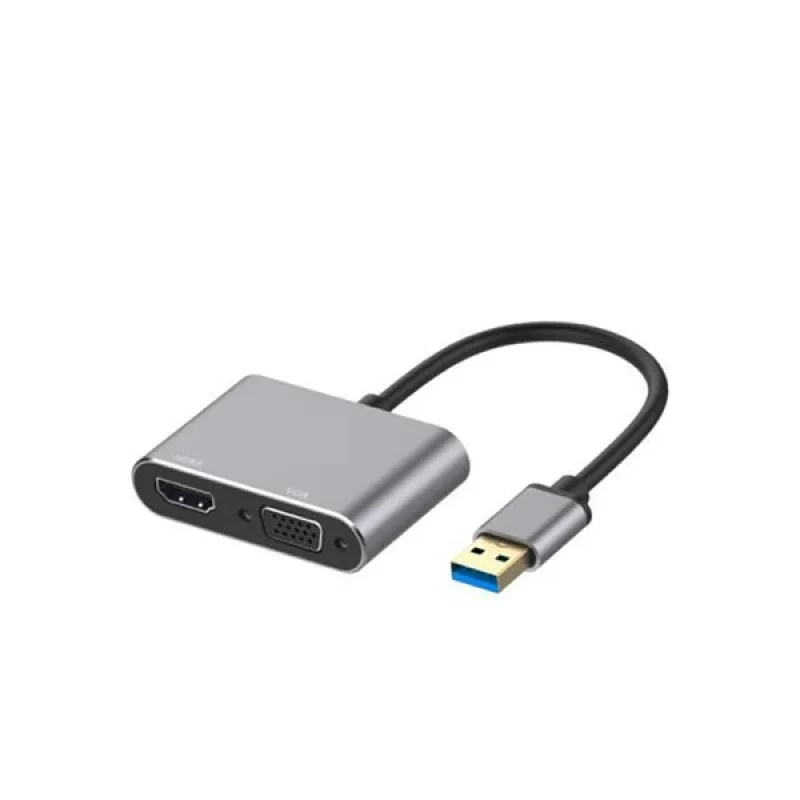 تبدیل USB 3.0 به HDMI / VGA کی نت مدل K-COUC30HV