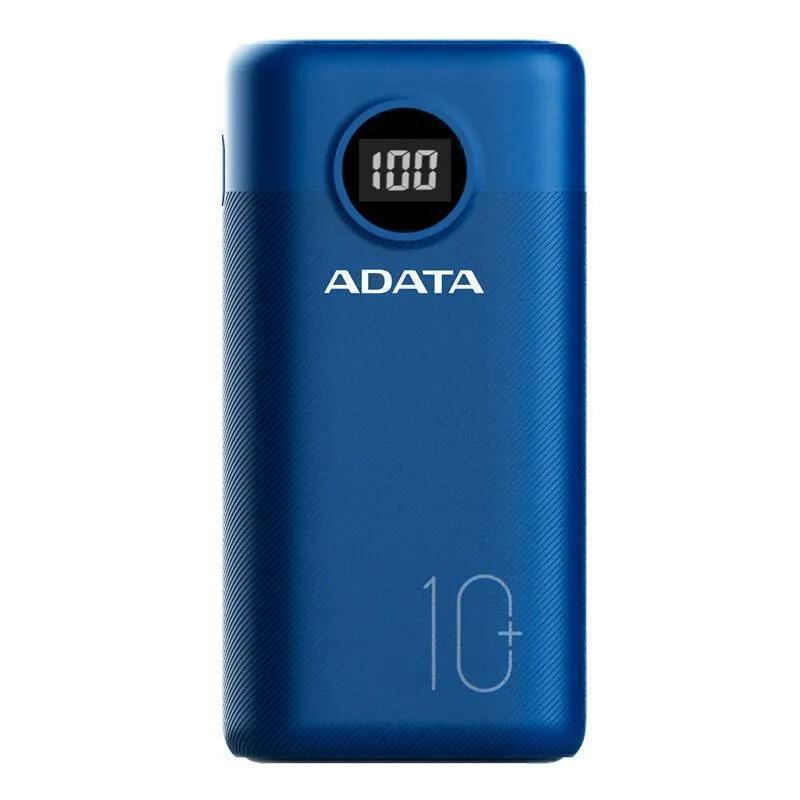 شارژر همراه ای دیتا مدل P10000QCD QC3 PD ظرفیت 10000 میلی آمپر ساعت