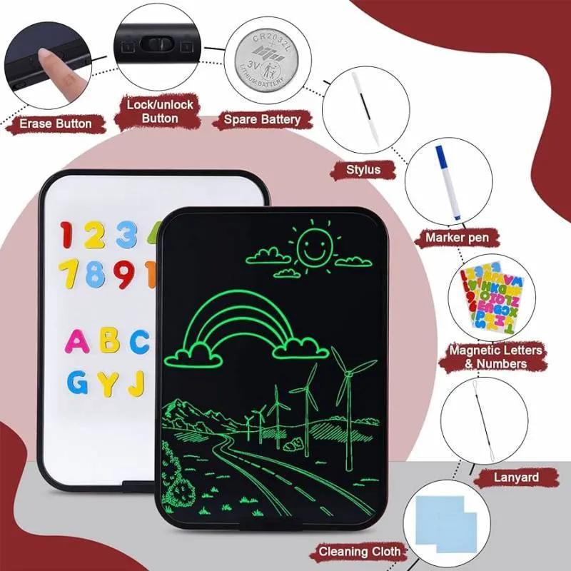 تخته هوشمند طراحی گرین لاین مدل DRAWINGBOARD جعبه باز