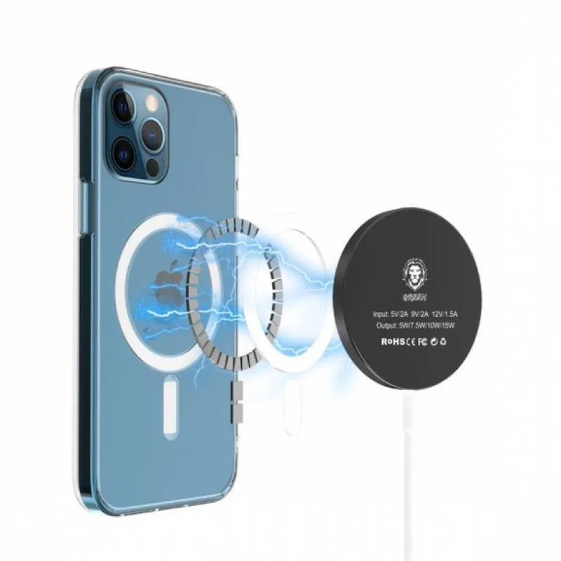 کاور گوشی گرین لاین مدل MagSafe Crystal 360 مناسب برای iphone 13 ProMax
