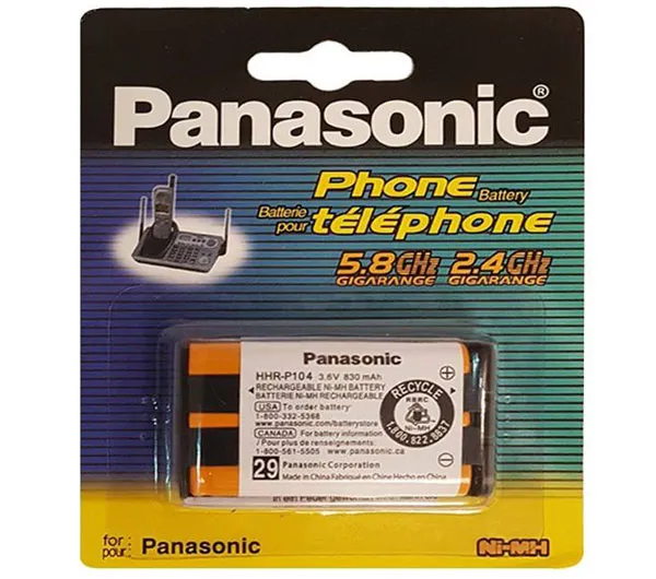 باتری تلفن بی سیم پاناسونیک مدل HHR-P104