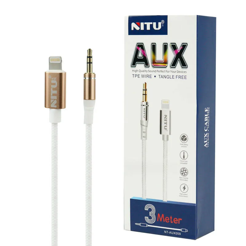 کابل تبدیل لایتنینگ به AUX نیتو مدل NT-AUX009