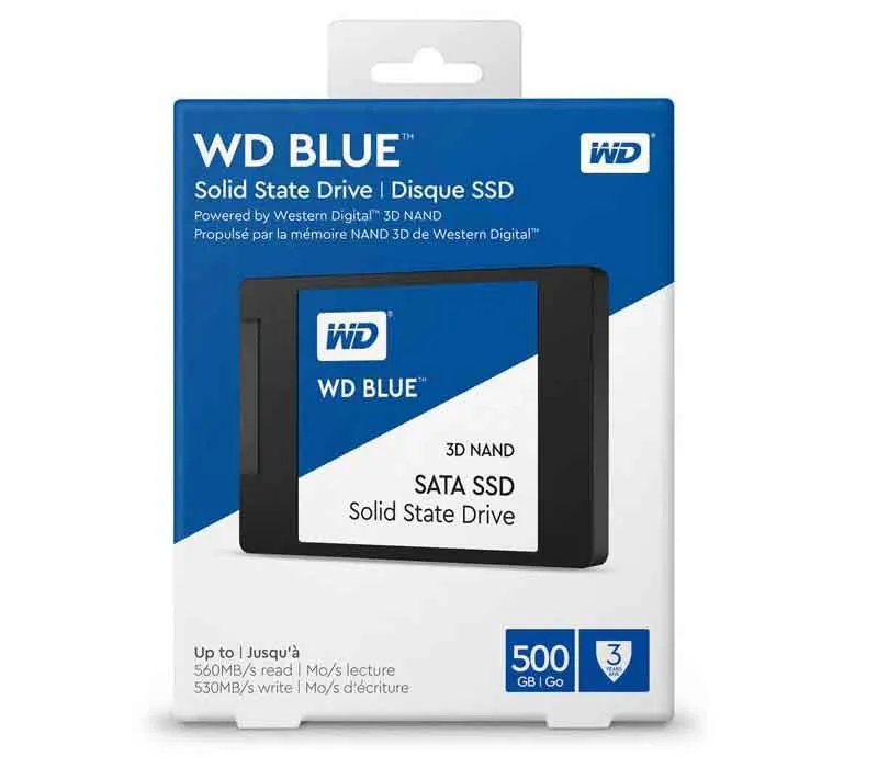 اس اس دی اینترنال وسترن دیجیتال مدل Blue WDS500G2B0A ظرفیت 500 گیگابایت