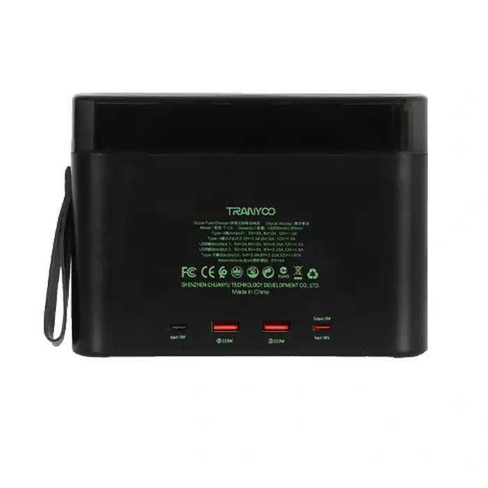 شارژر همراه ترانیو مدل T-L5 PD 22.5W ظرفیت 50000 میلی‌آمپر ساعت