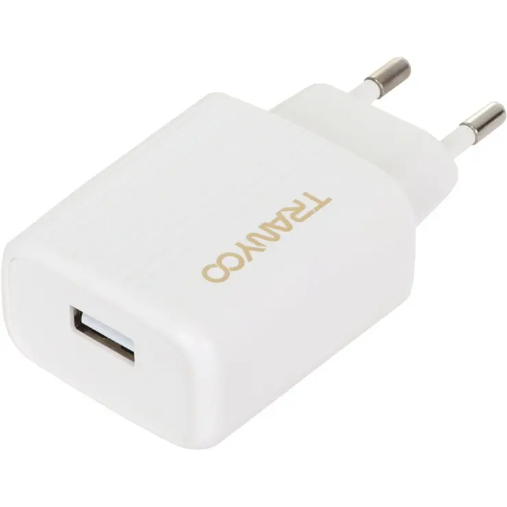 شارژر دیواری 12W USB ترانیو مدل C03C با کابل Type-c