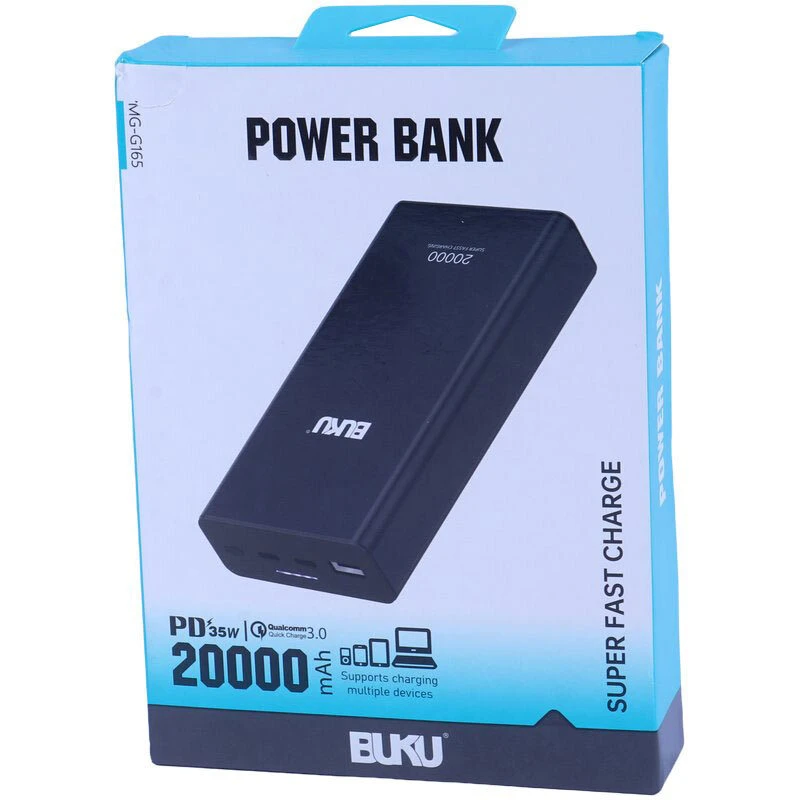 شارژر همراه بوکو MG-G165 PD 25W ظرفیت 20000 میلی آمپر ساعت