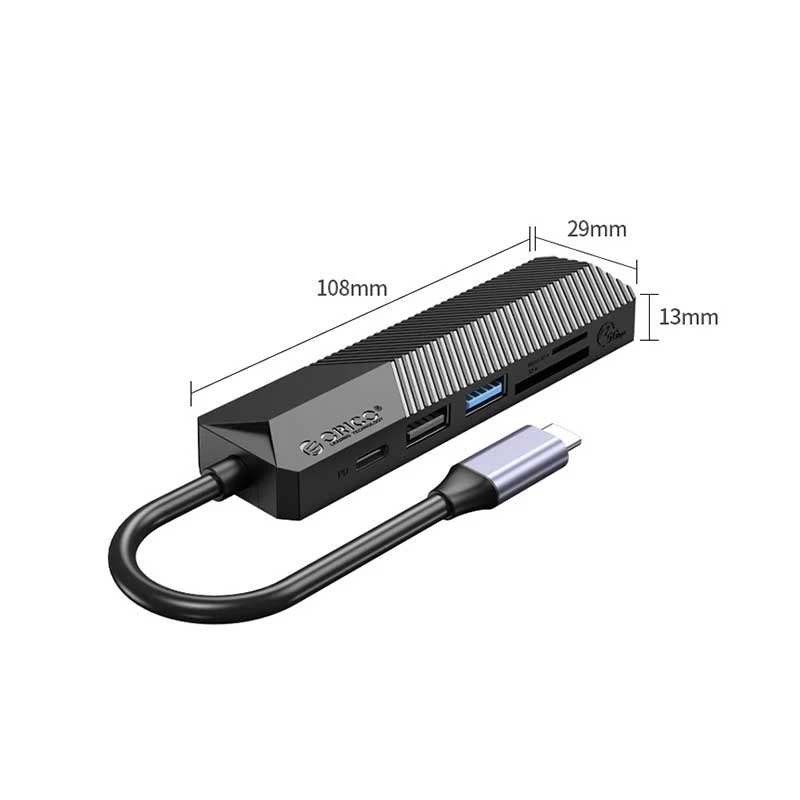 هاب 6 پورت USB-C اوریکو مدل MDK-6P