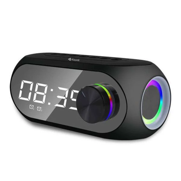 اسپیکر بلوتوثی قابل حمل ساعت دار کیسونلی مدل LP-2S