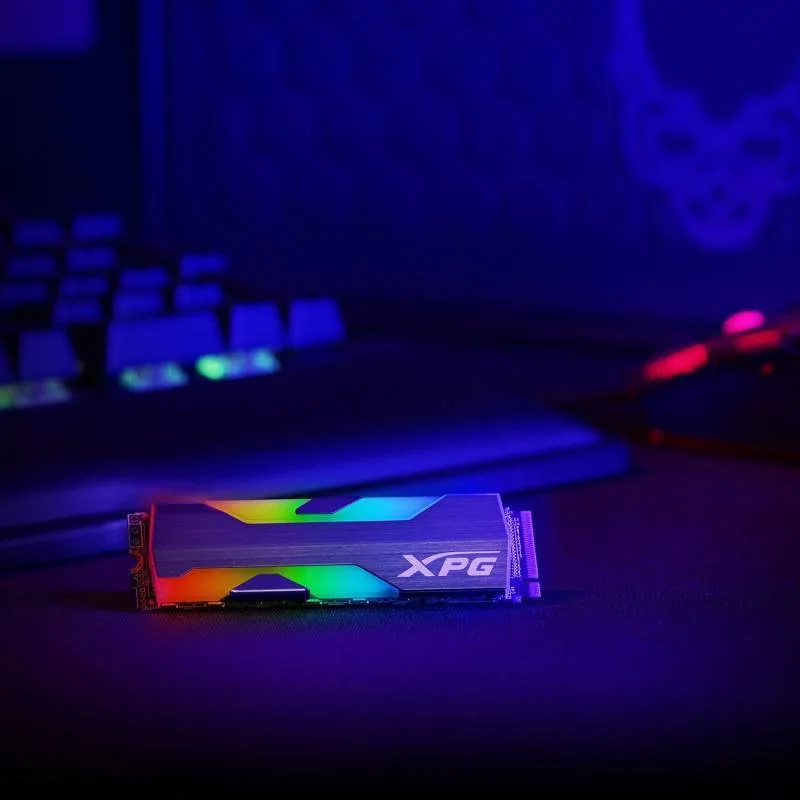 اس اس دی اینترنال ایکس پی جی مدل SPECTRIX S20G RGB M.2 2280 NVMe ظرفیت 500 گیگابایت
