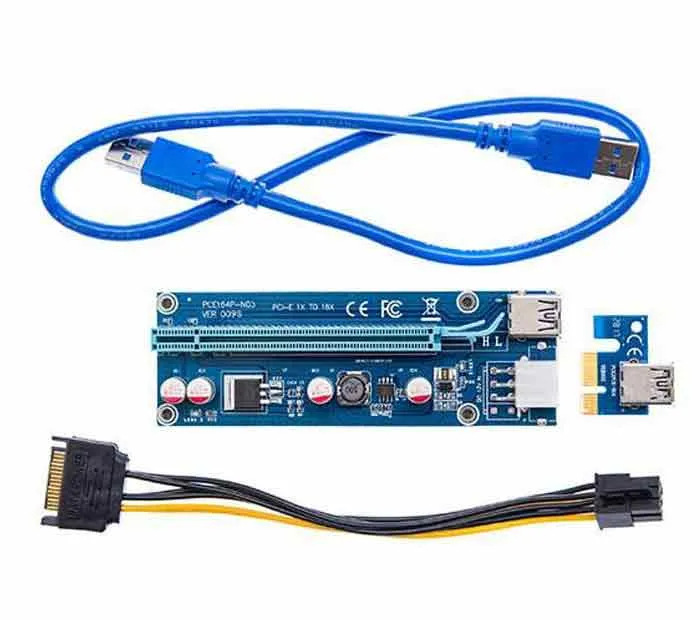رایزر گرافیک تبدیل PCI EXPRESS X1 به X16 مدل 009s