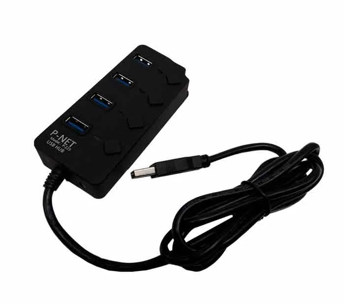 هاب یو اس بی 4 پورت پی نت مدل P-225