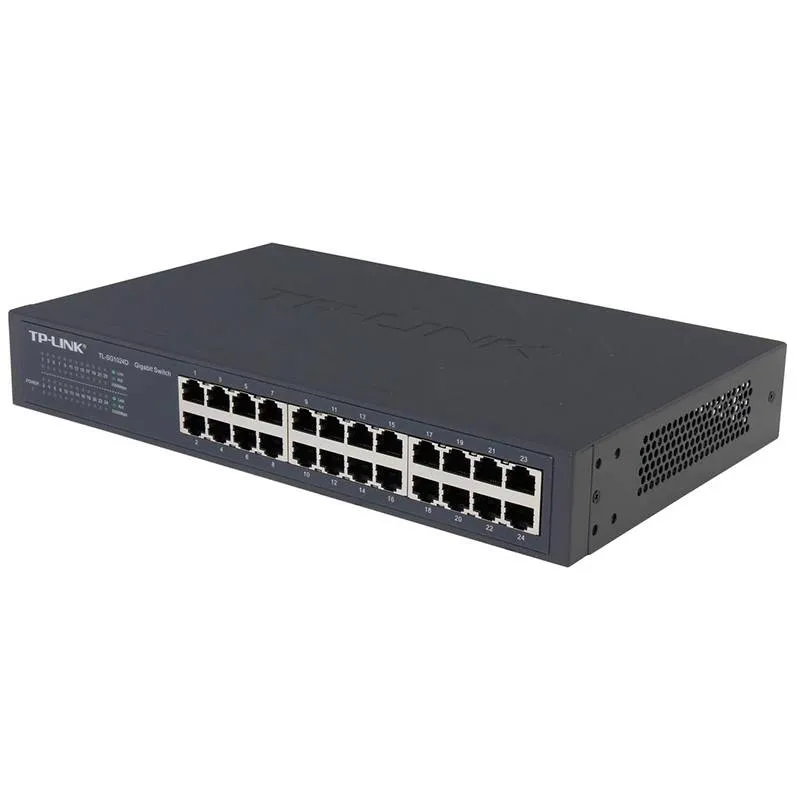 سوییچ 24 پورت مگابیتی و رکمونت تی پی-لینک مدل TL-SG1024D