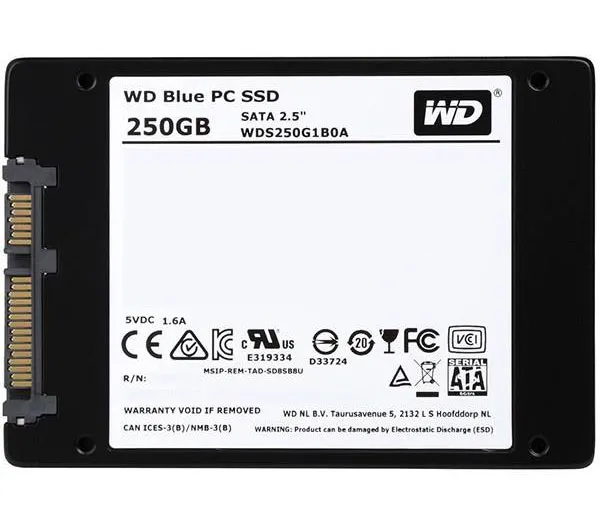 اس اس دی اینترنال وسترن دیجیتال مدل BLUE WDS250G1B0A ظرفیت 250 گیگابایت