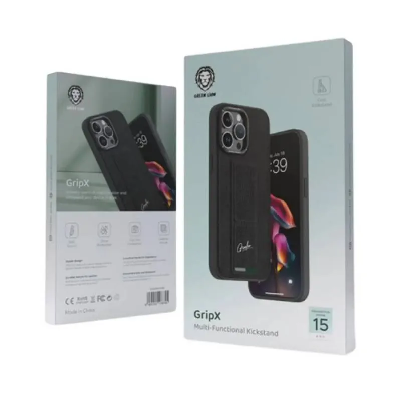 کاور گوشی گرین لاین مدل GNGIPXE15PBL مناسب برای iphone 15 Pro