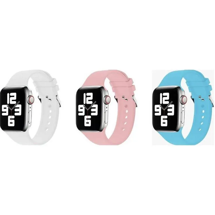 بند ساعت هوشمند گرین لاین مدل Silicone Band with Buckle مناسب برای اپل واچ 42/44/45 میلی متری
