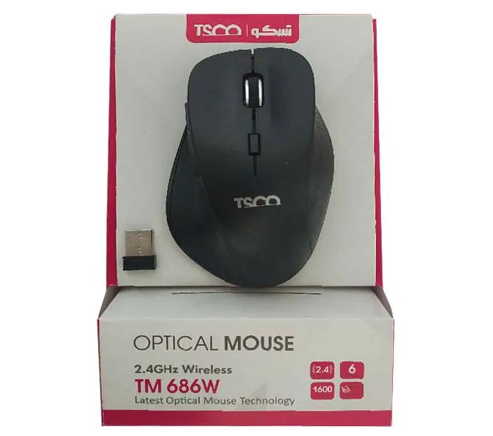 ماوس بی سیم تسکو مدل TM 686W