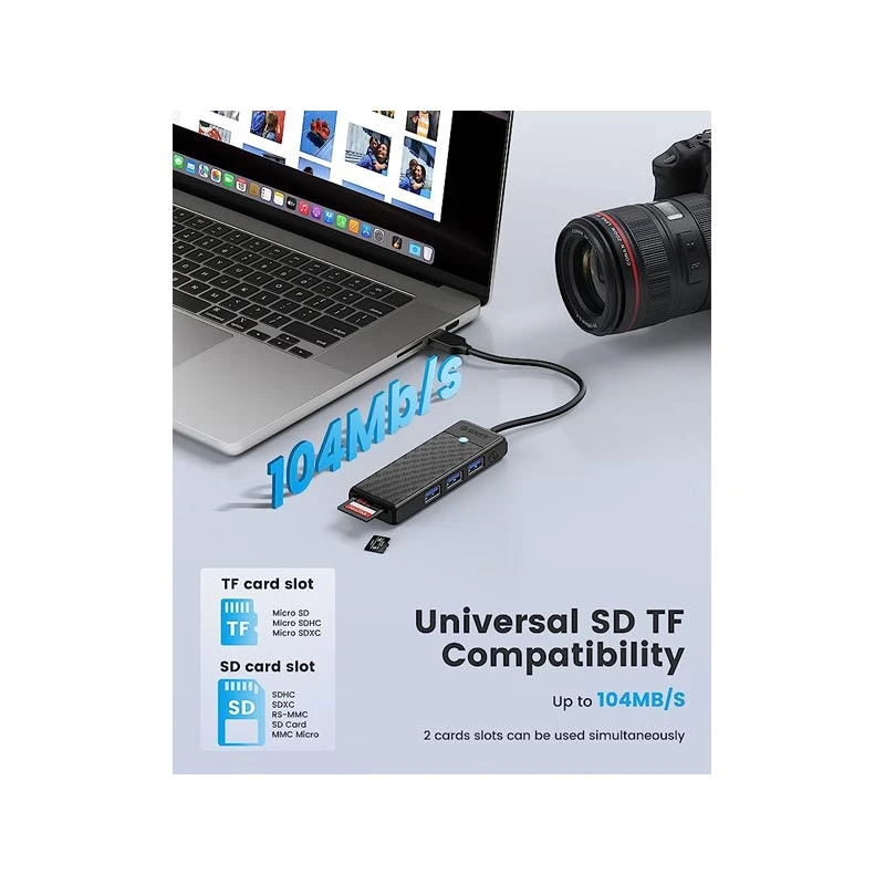 هاب 5 پورت USB 3.0 اوریکو مدل PAPW3AT-U3-015