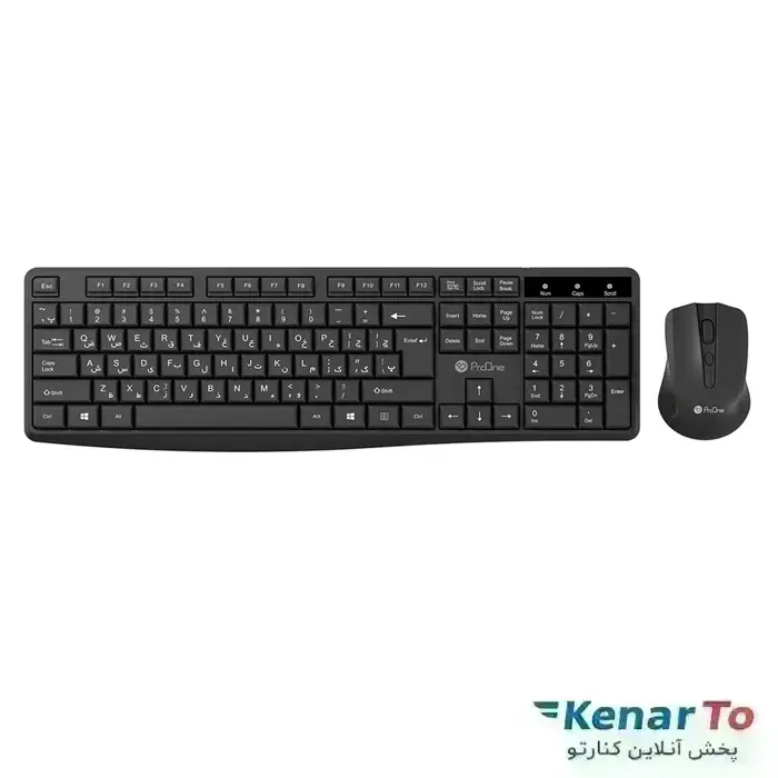 کیبورد و ماوس بی سیم پرووان مدل PMK25W