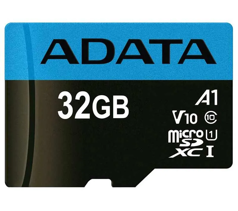 کارت حافظه microSDHC ای دیتا مدل Premier V10 A1 کلاس 10 استاندارد UHS-I سرعت 100MBps ظرفیت 32 گیگابایت