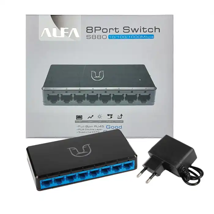 سوییچ 8 پورت آلفا مدل S880