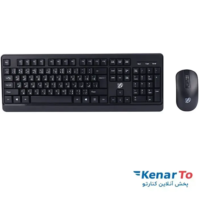 کیبورد و ماوس بی سیم ایکس فورتک مدل MT5100