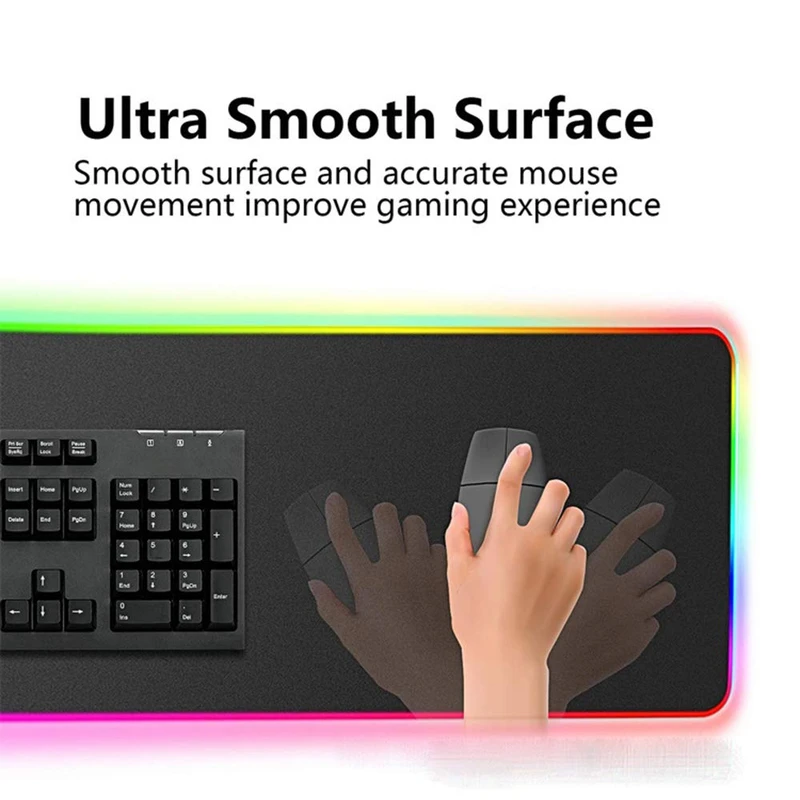 ماوس پد مخصوص بازی مدل RGB 80*30