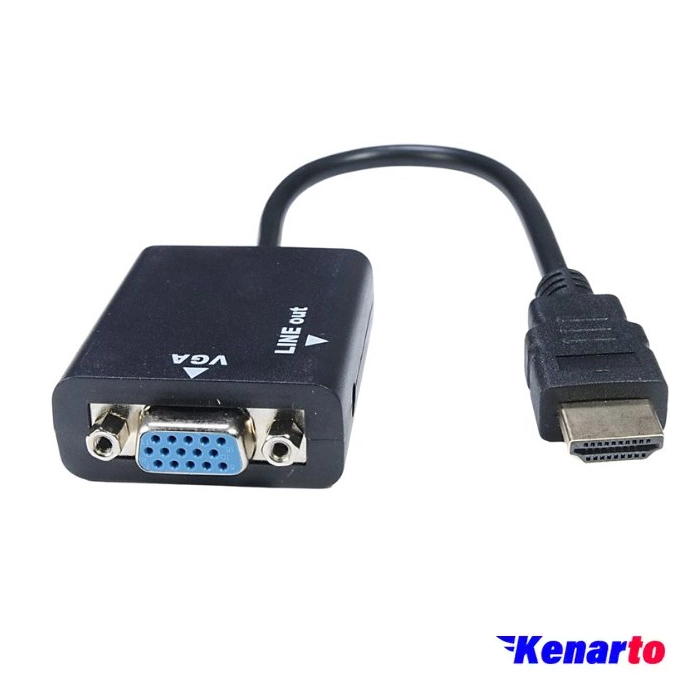 تبدیل HDMI به VGA با صدا پک دار